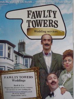 Fawlty Towers wedding day
